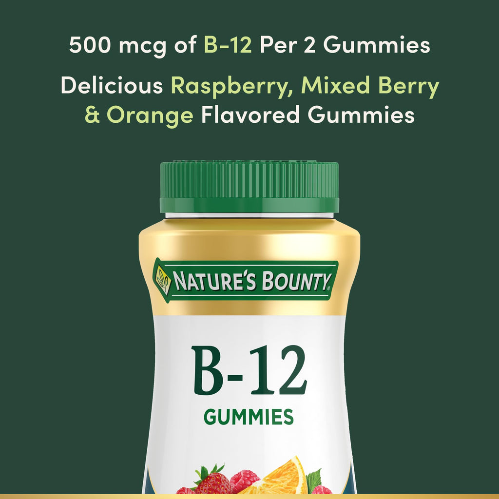 Nature's Bounty Vitamin B12 500mcg Gummies for Energy - 90 Gummies - image 3