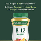 Nature's Bounty Vitamin B12 500mcg Gummies for Energy - 90 Gummies - image 3