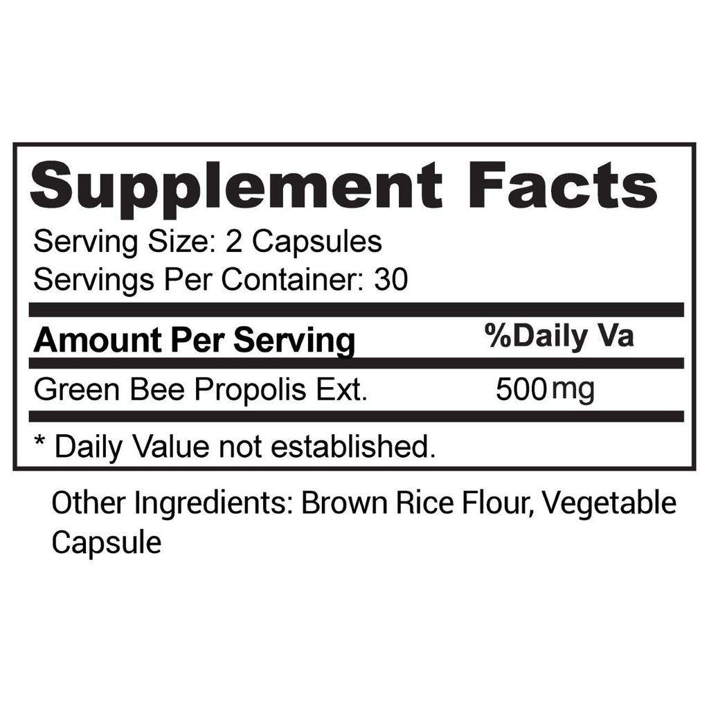 Aoratos 100% Brazilian Green Propolis 500mg Immune Support - image 5