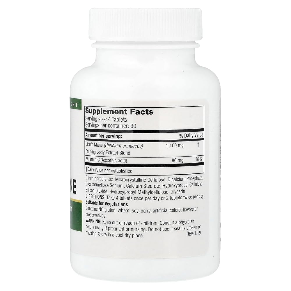 Mushroom Matrix Lion's Mane Super Extract - 120 Vegetarian Tablets - image 2