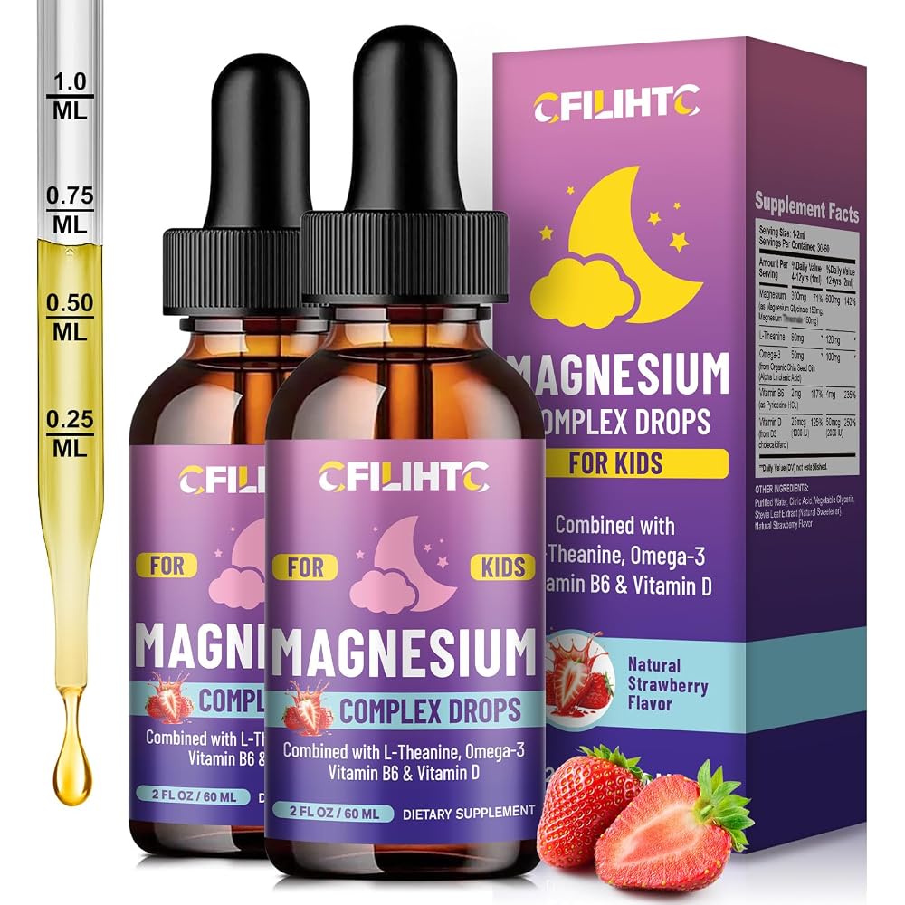 CFILIHTC Kids Magnesium Liquid Drops