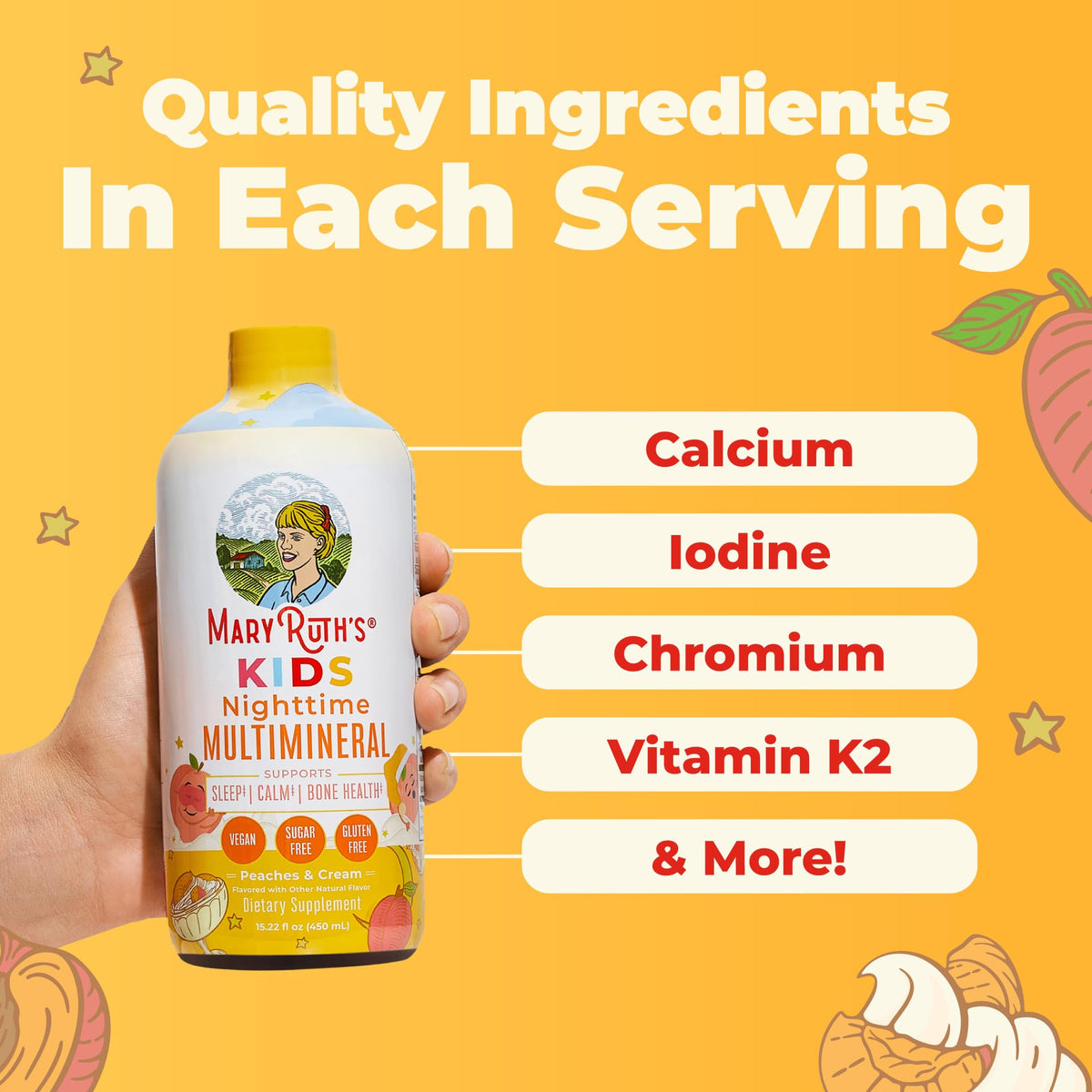 MaryRuth's Kids Liquid Nighttime Multimineral - 15.22 Fl Oz - image 5