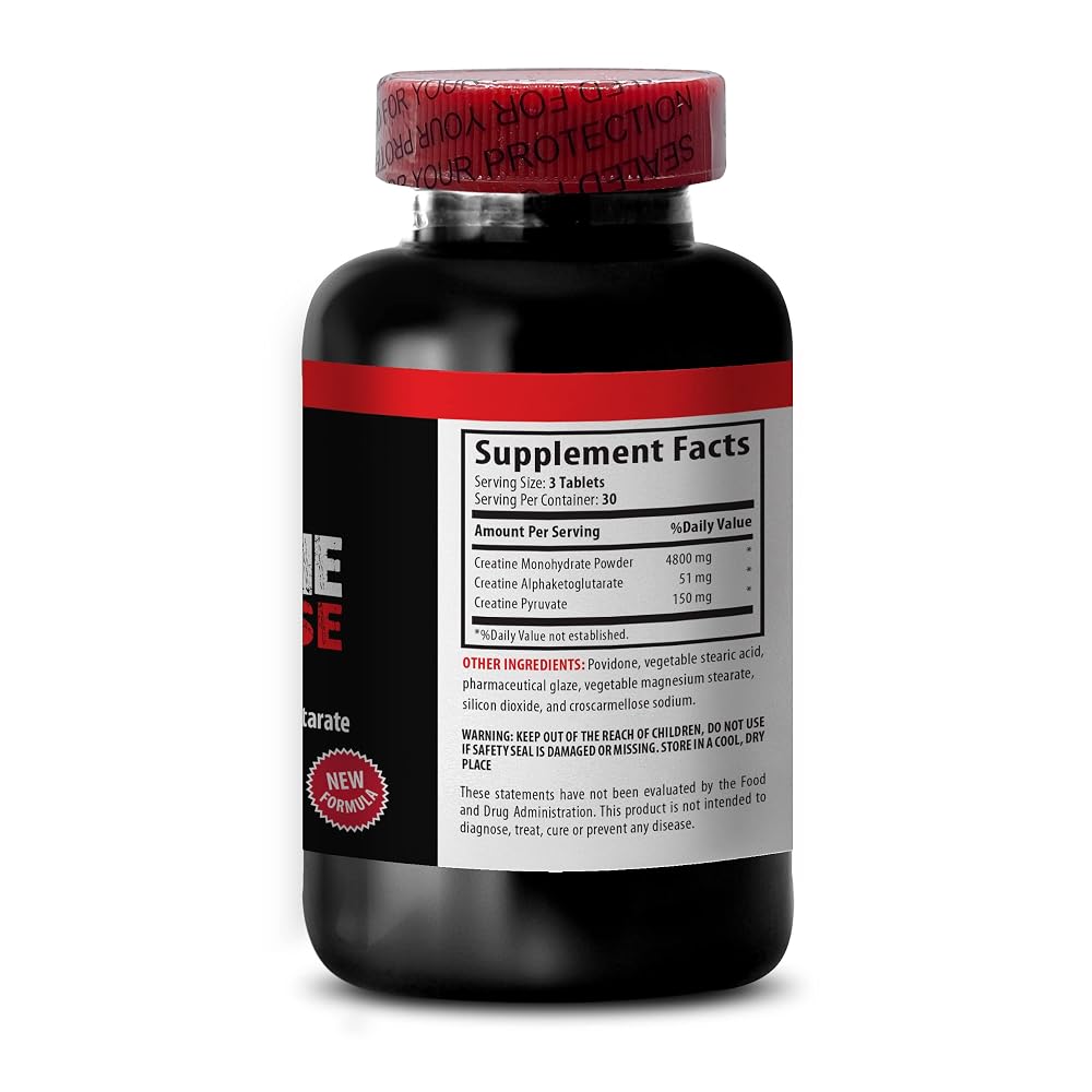 VIP Vitamins Creatine Tri-Phase for Muscle Gain - 90 Tablets - image 4