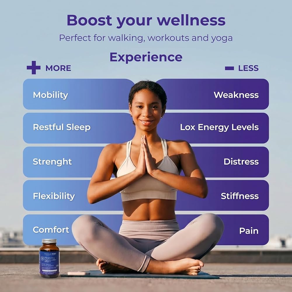 Michelle Peiret Mobility Magnesium Collagen Supplement - 60 Capsules - image 3
