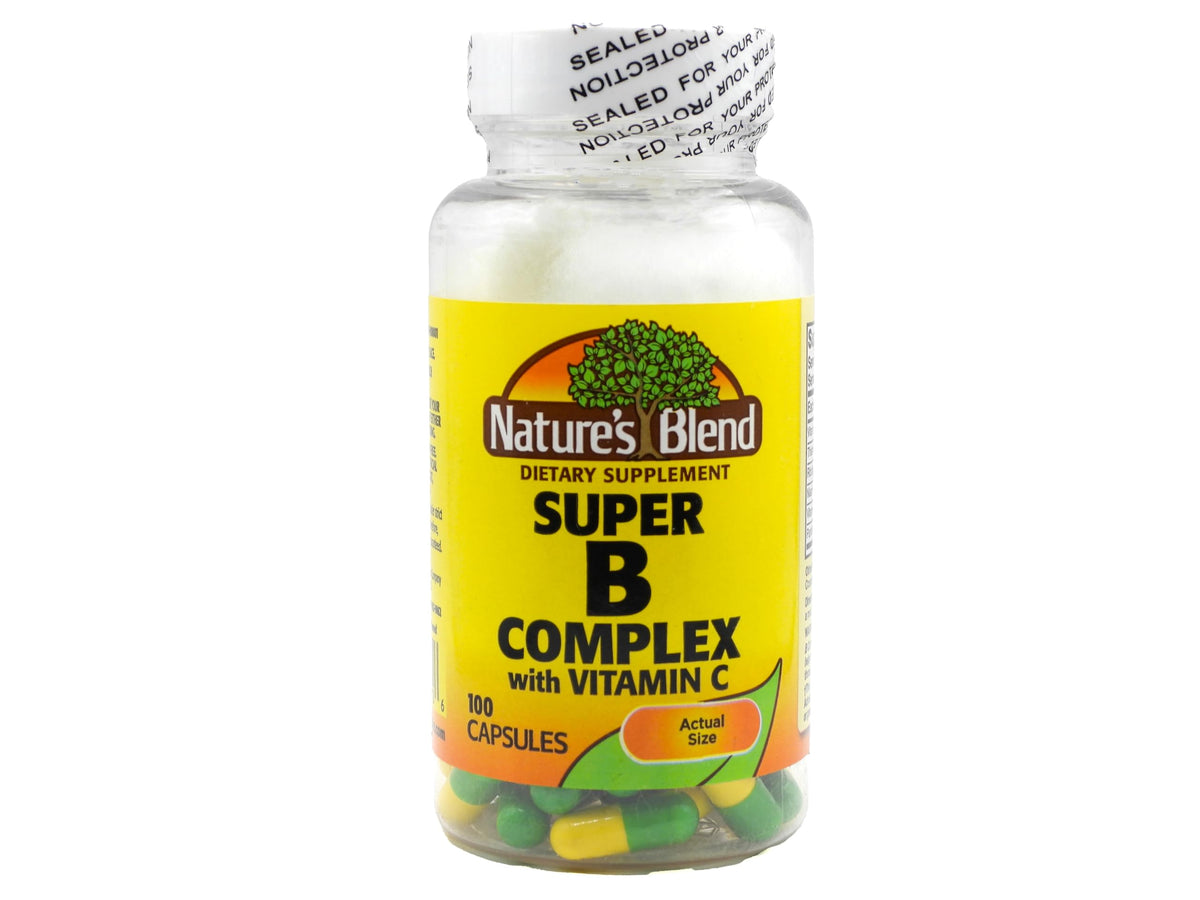 Jeztoan Nature's Blend Super B with C - 100 Capsules