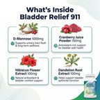 Phytage Labs Bladder Relief 911 Urinary Tract Support - 60 Vegetarian Capsules - image 3