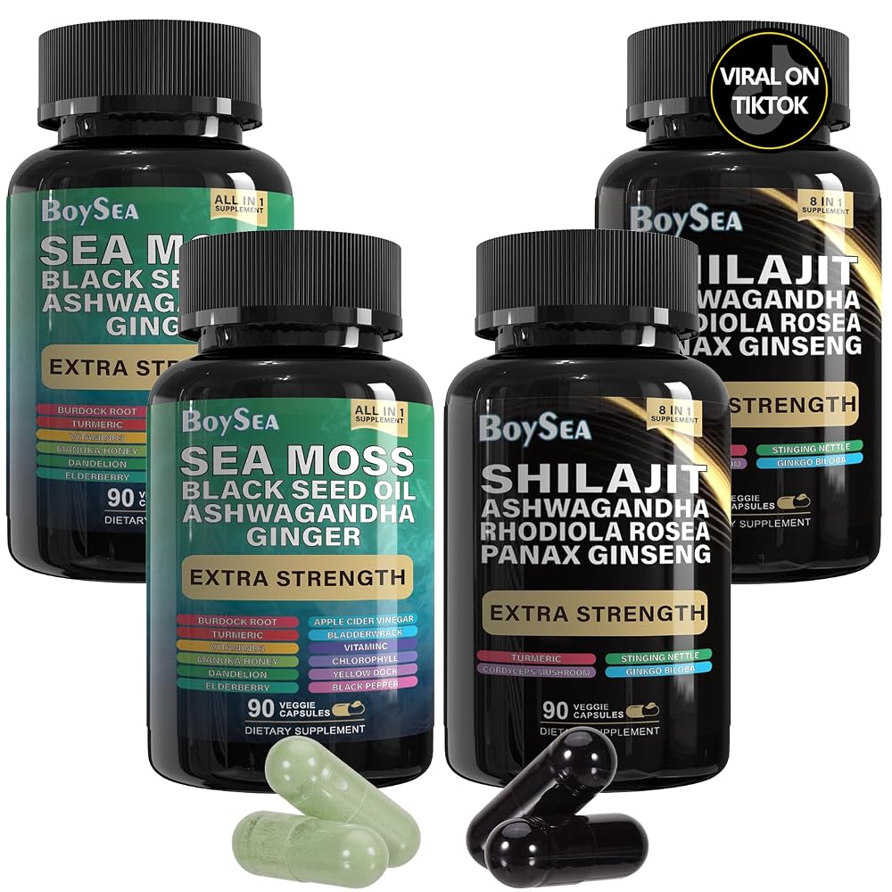 Boysea.Shilajit and Sea Moss Bundle