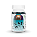 Source Naturals B-50 Complex Vitamin B - 50 Tablets