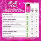 Love You Women's Probiotic 60 Billion CFU - 30 Vegetarian Capsules - image 5