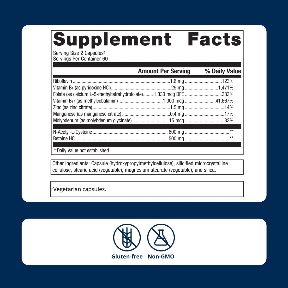 Metagenics MethylCare L-Methylfolate 5-MTHF & Methyl B12 - 120 Capsules - image 6