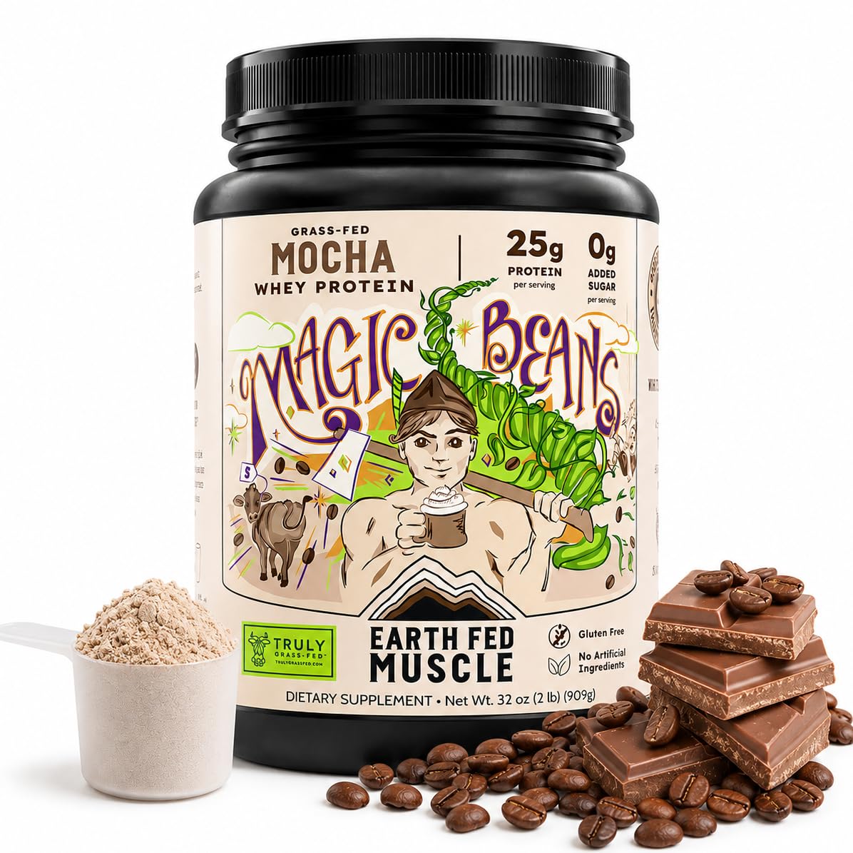 Earth Fed Muscle Whey Protein Isolate