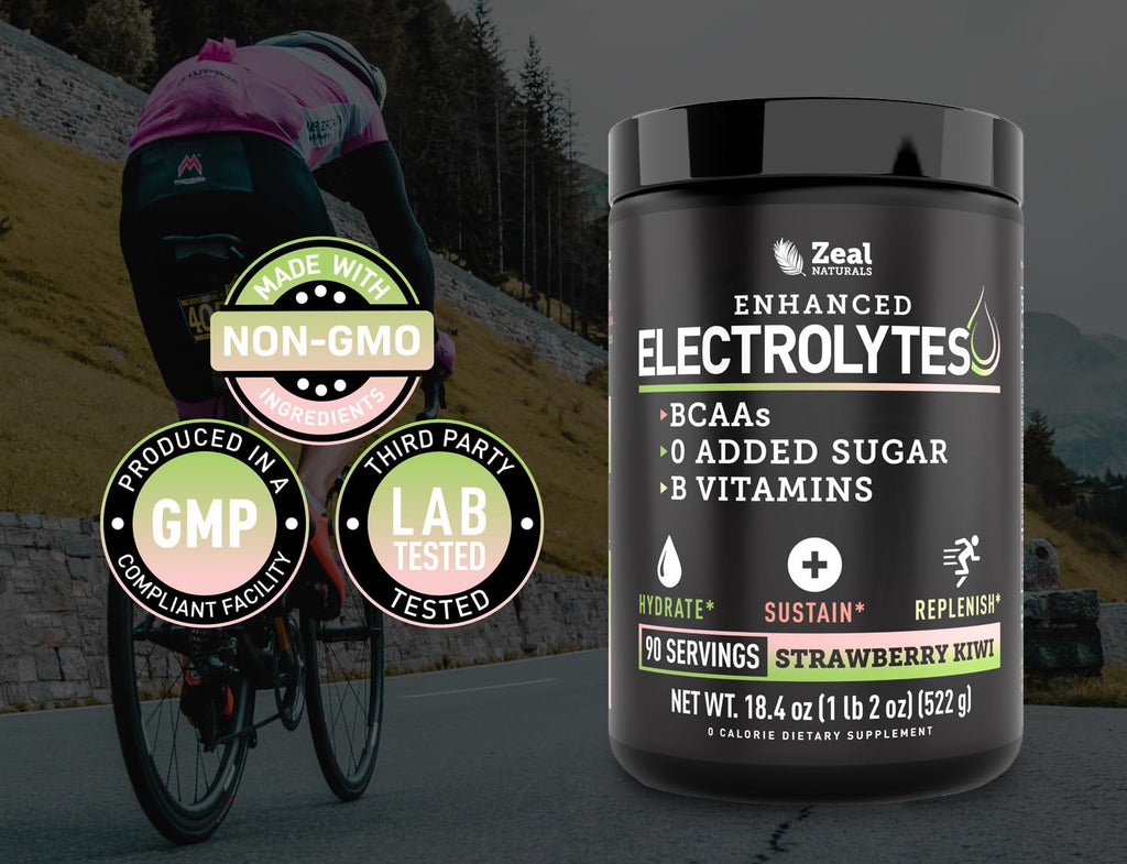 Zeal Naturals Electrolyte Powder - 90 Servings