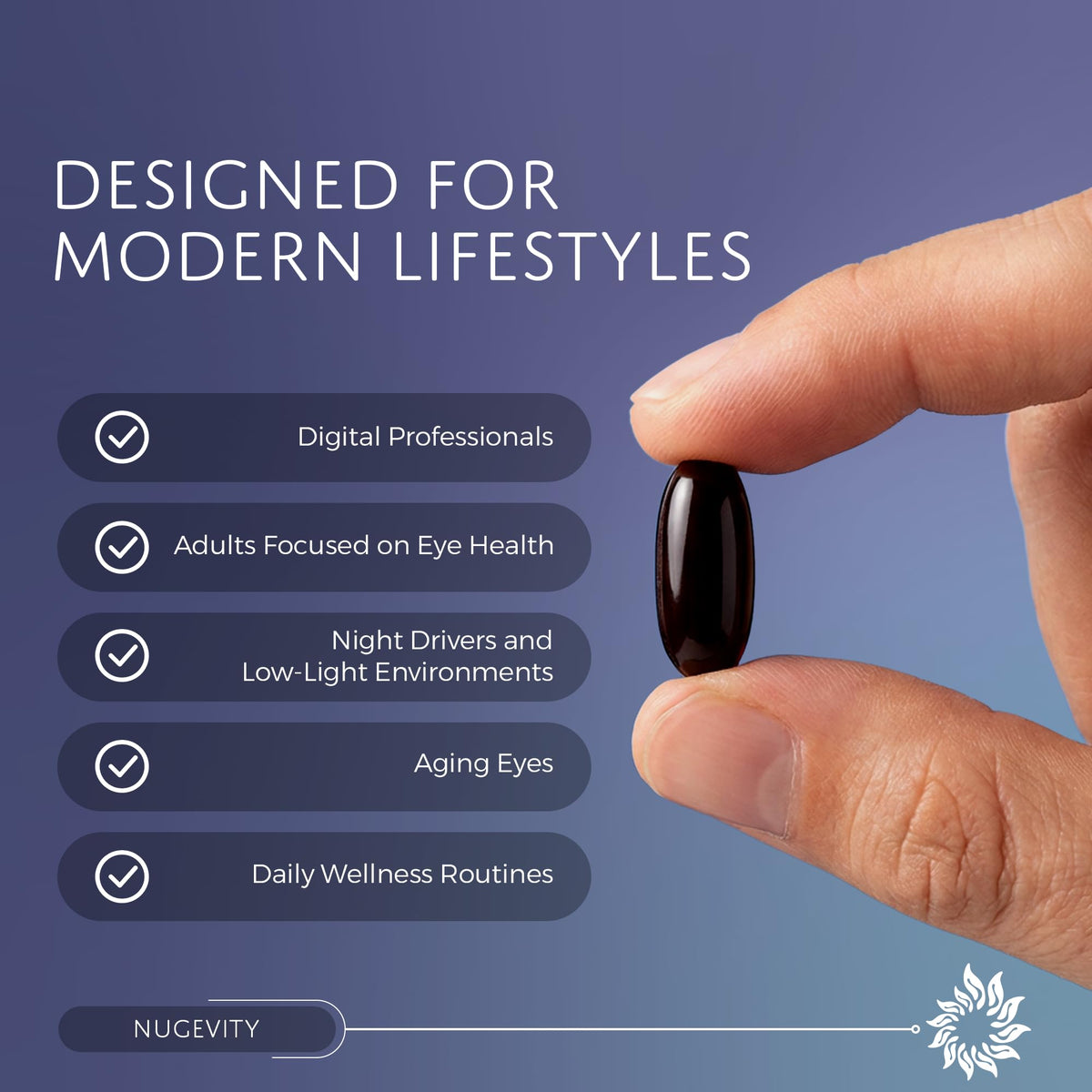 Nugevity OS2 - Ocular Support Solution - Patented Eye Vitamins