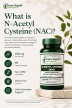 Green Organic Supplements' N-Acetyl Cysteine (NAC)