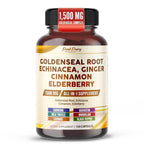 PeakPury Goldenseal Root 1500 mg with Echinacea - 150 Capsules