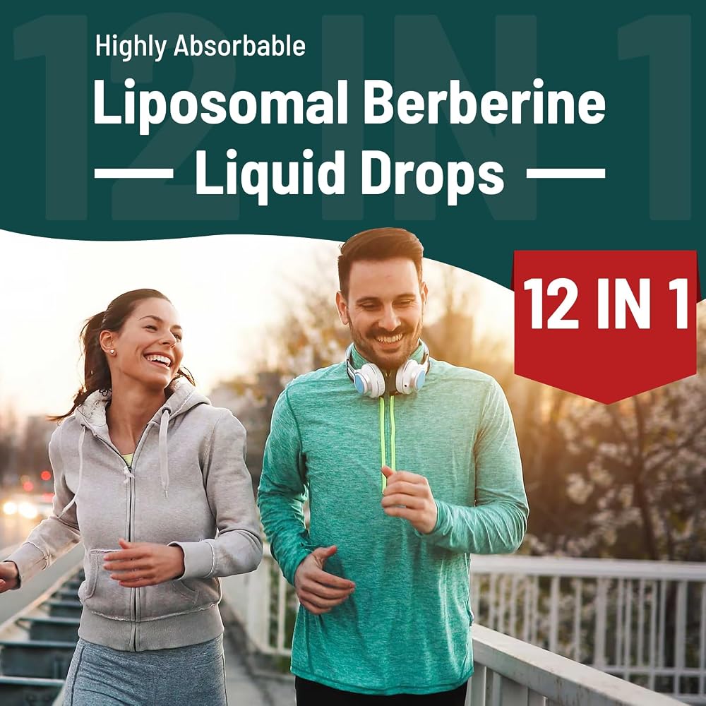 Vivaravida Liposomal Berberine HCL Drops with Bitter Melon - 2 fl oz - image 5