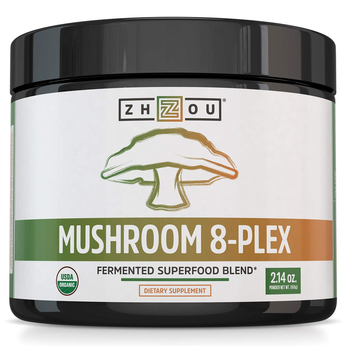 Zhou Mushroom 8-Plex Powder - 30 Servings
