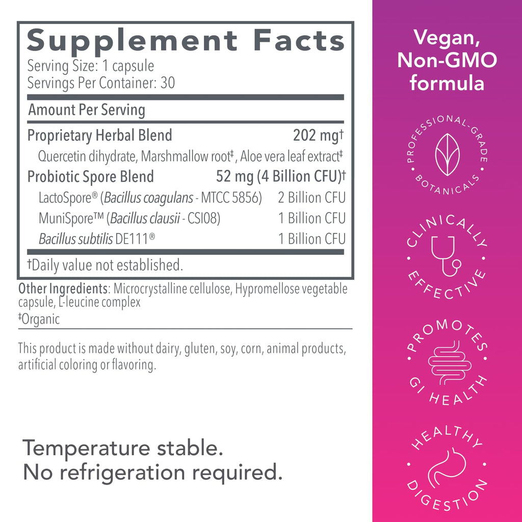 Bio-Botanical Research Biocidin Proflora 4R Spore Probiotic - 30 Capsules - image 6