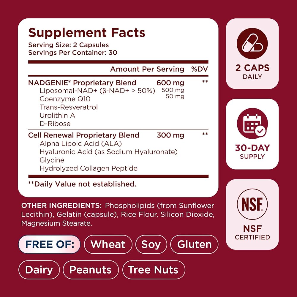Selerb NAD+ Supplement for Women - NMN Alternative with β-NAD+