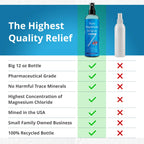 Seven Minerals Magnesium Oil Spray for Sleep & Relaxation - 12 oz - image 3