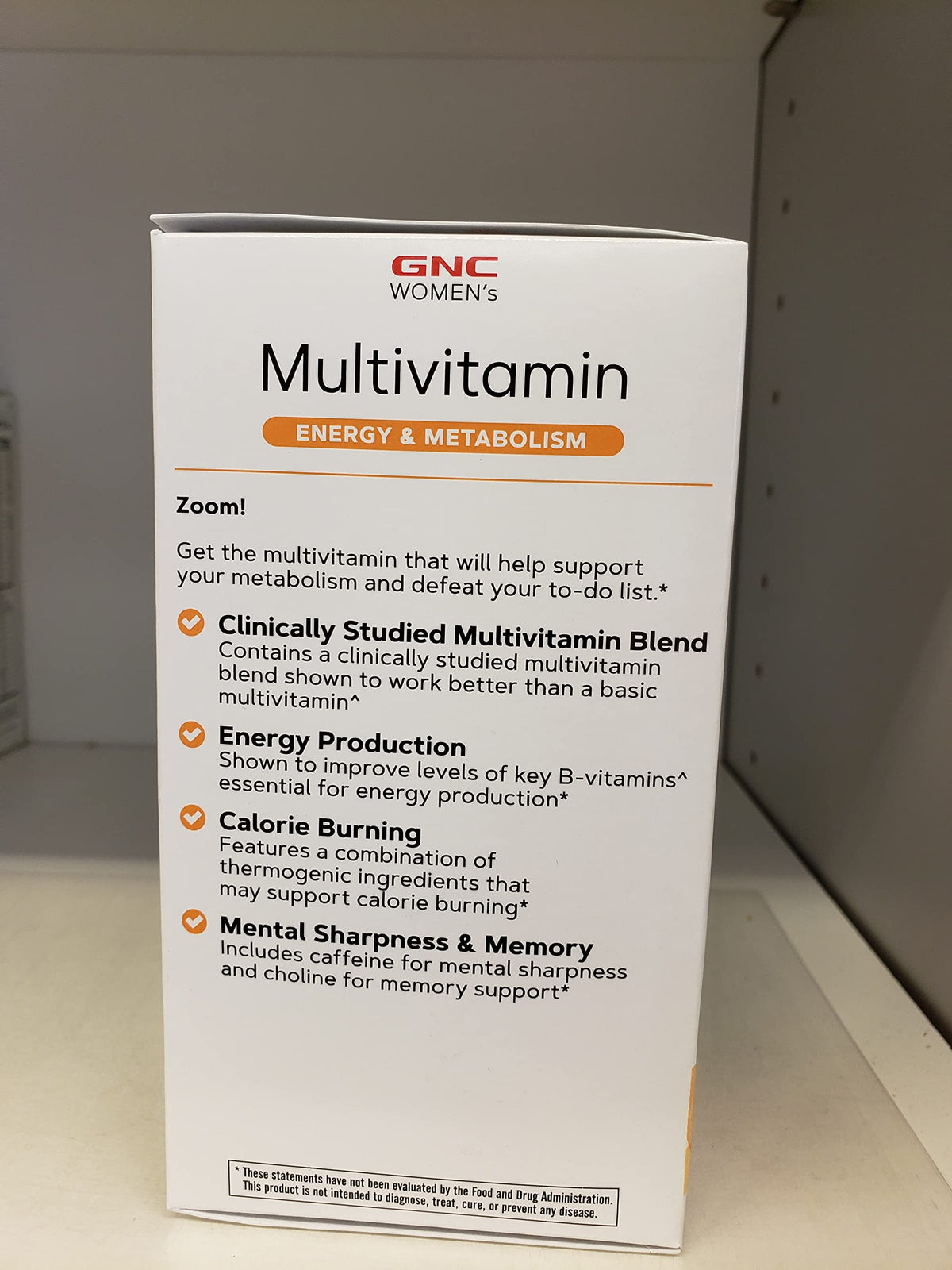 GNC Women's Multivitamin Energy & Metabolism - 60 Caplets - image 2