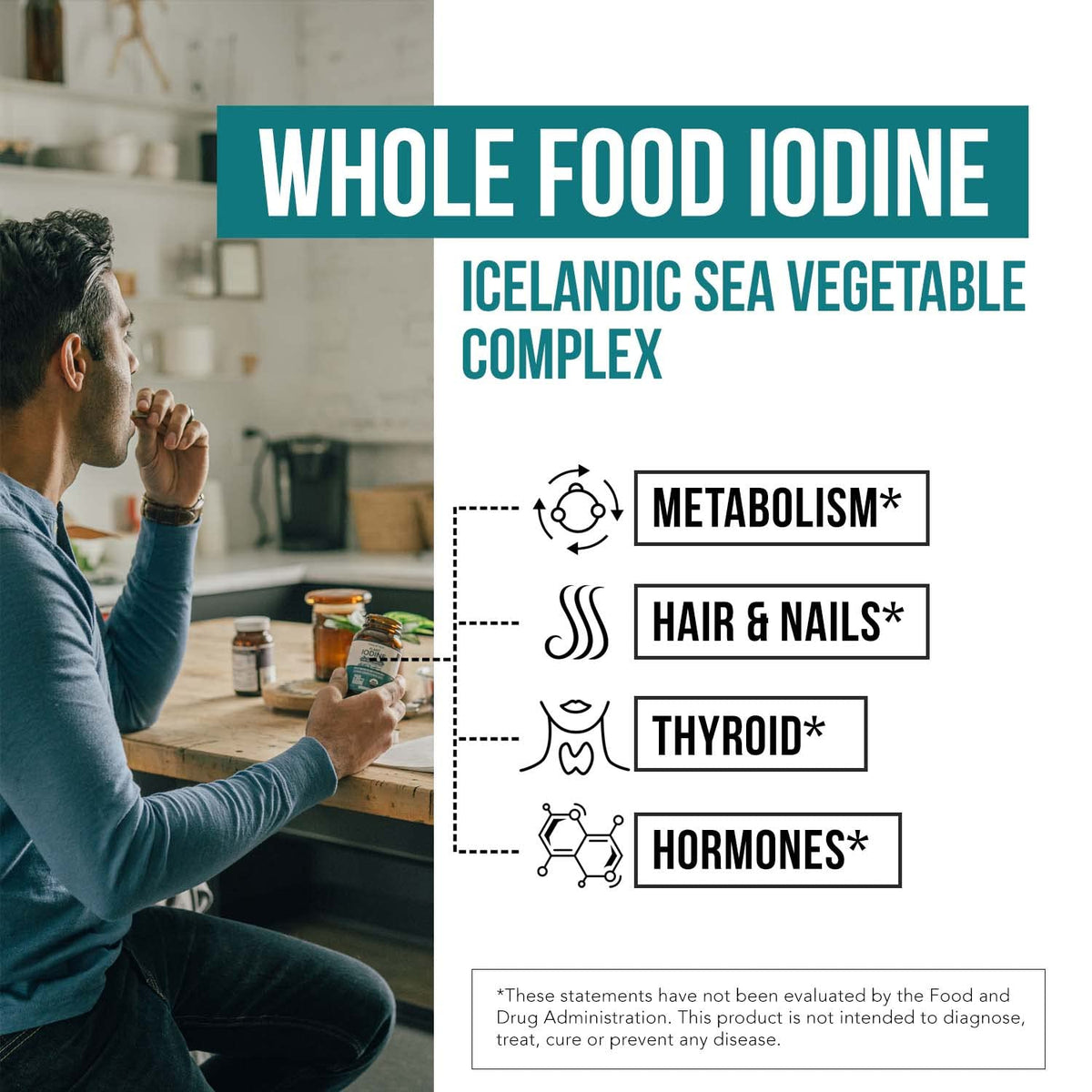 Triquetra Health Organic Iodine Supplement from Sea Vegetable Complex