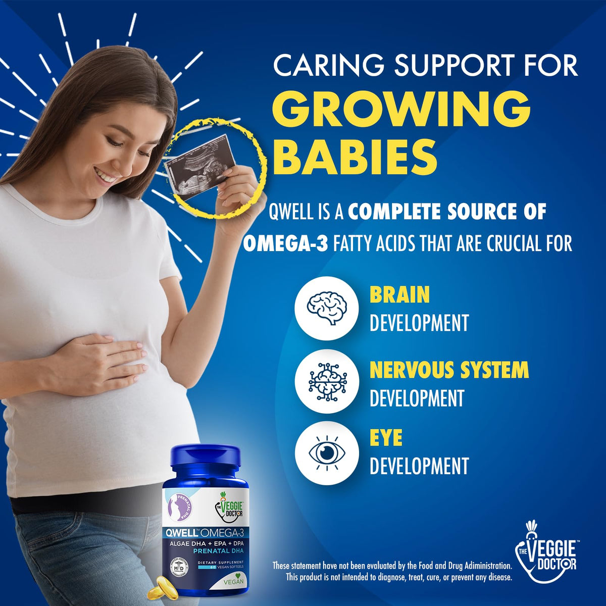 The Veggie Doctor Vegan Prenatal DHA Omega-3 - 60 Softgels - image 3