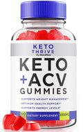 NutraRize Keto Thrive ACV Gummies Apple Cider Vinegar - 60 Gummies