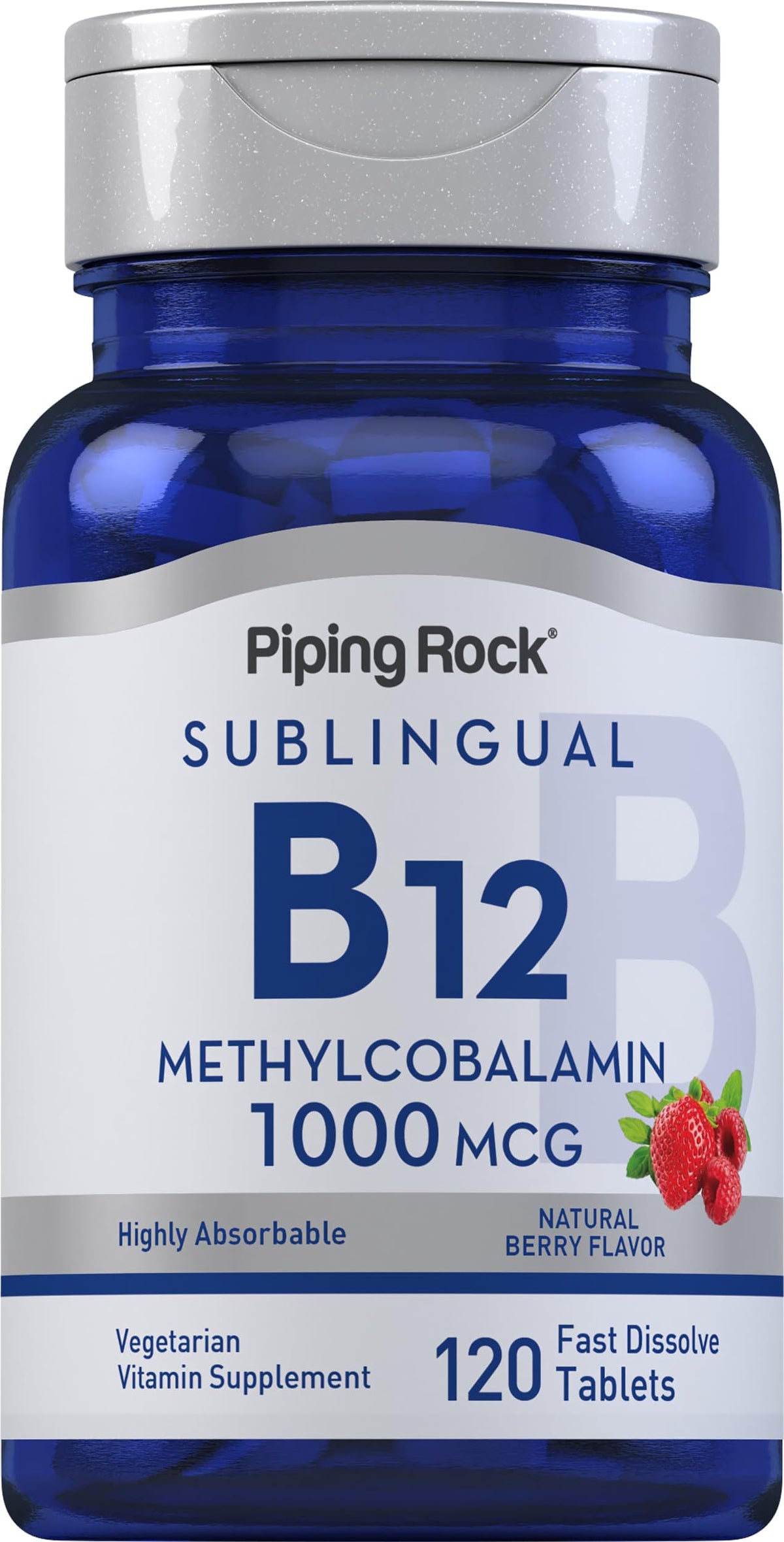 Piping Rock Vitamin B12 1000 mcg Sublingual - 120 Tablets