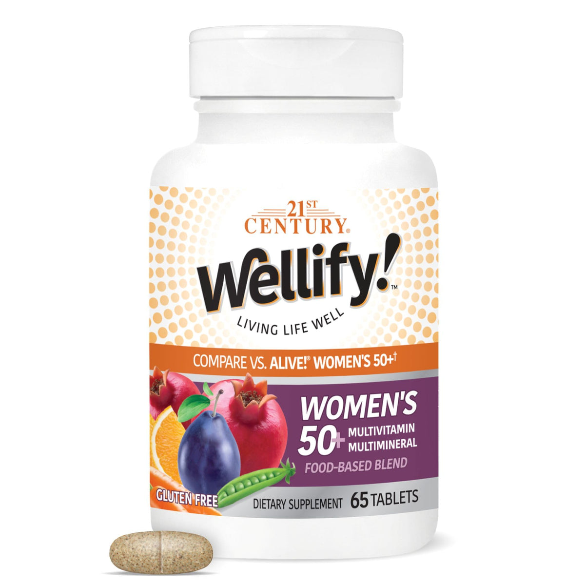 21st Century Wellify Women's 50+ Multivitamin - 65 Tablets