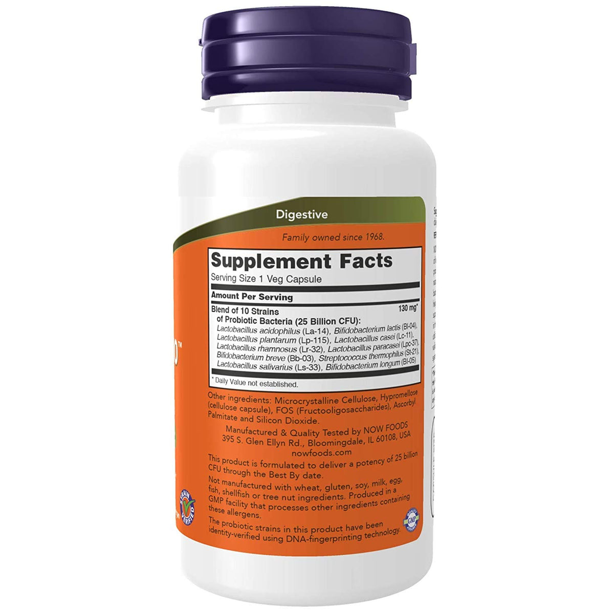 Now Foods Probiotic-10 25 Billion - 300 Capsules - image 2