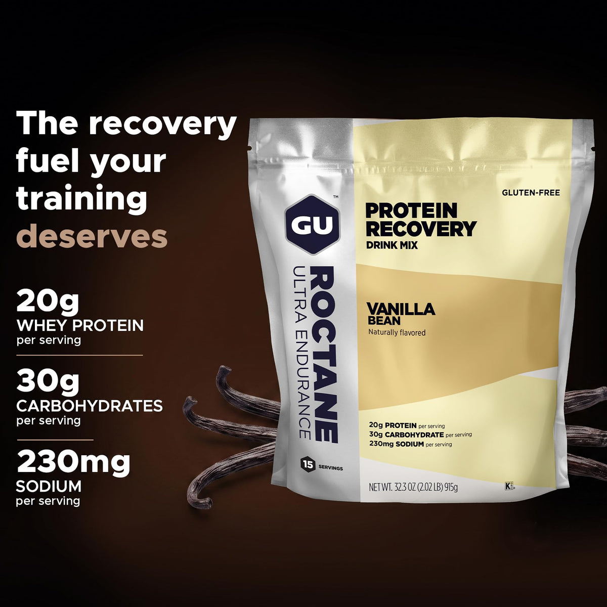 GU Energy Roctane Ultra Endurance Protein Recovery Drink Mix
