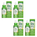 Nature's Truth Vitamin D3 5000 IU Liquid - 2 fl oz, Pack of 4