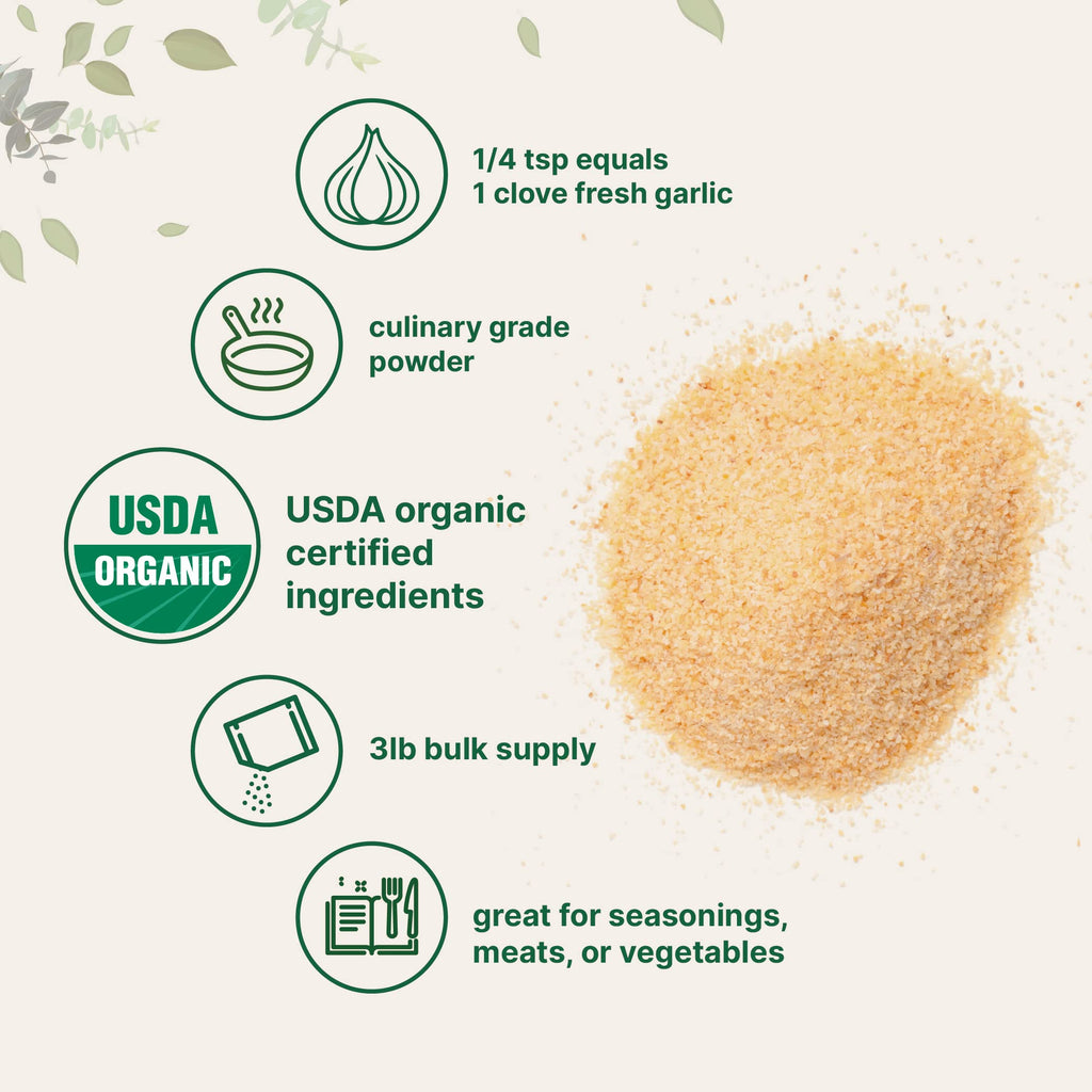 Micro Ingredients Organic Garlic Powder - 3 lb - image 4