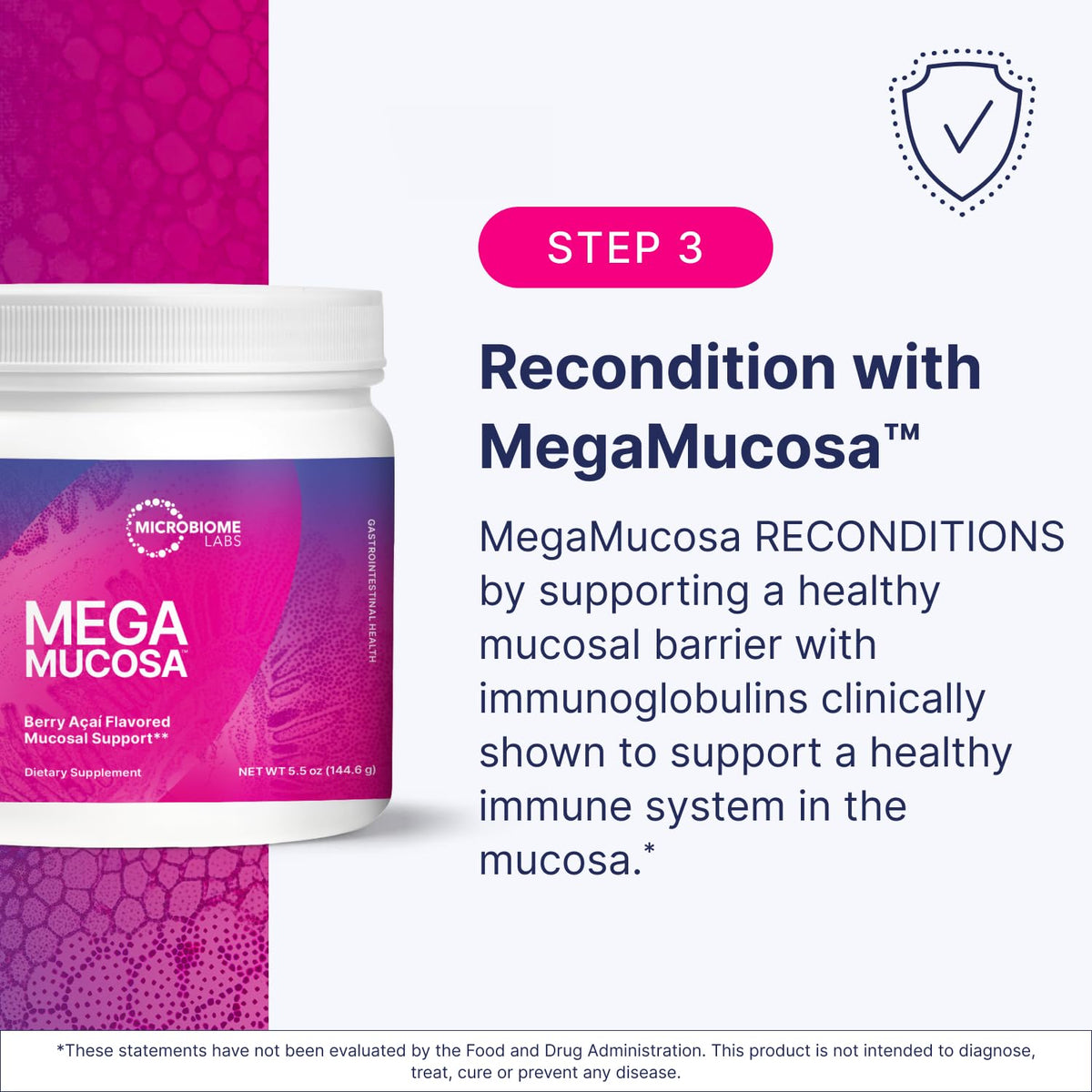 Microbiome Labs Total Gut Restoration Kit (Powder) - 3-Product Gut - image 6