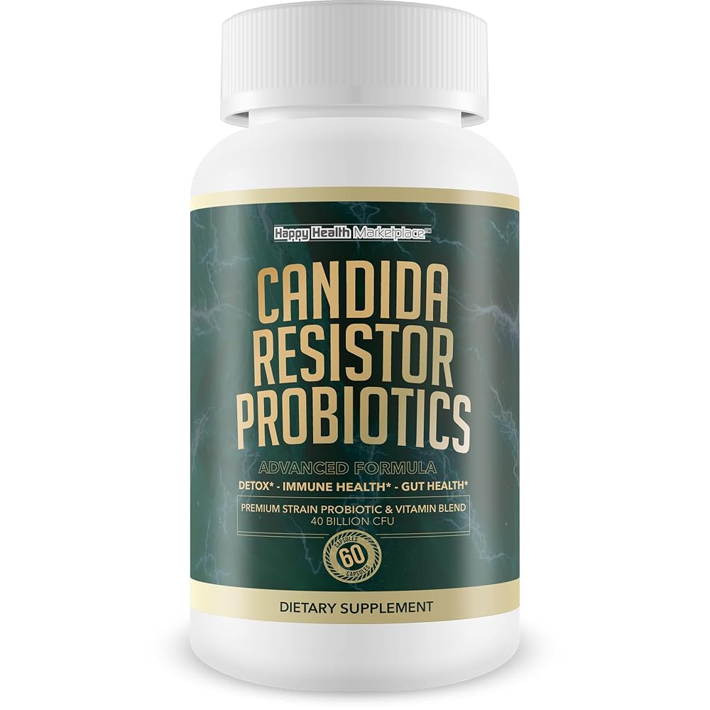 Happy Health Marketplace Candida Resistor Probiotics - 60 Capsules