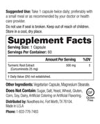Nuvothera Super-Micronized Turmeric Curcumin Capsules - 60 Capsules - image 7