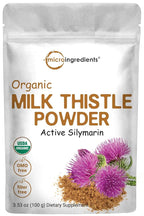 Micro Ingredients Organic Milk Thistle Tea Powder - 3.5 oz