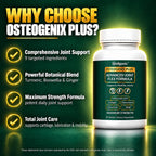 Wellgenix Osteogenix Plus Joint Support Glucosamine Chondroitin MSM - 90 Tablets - image 3