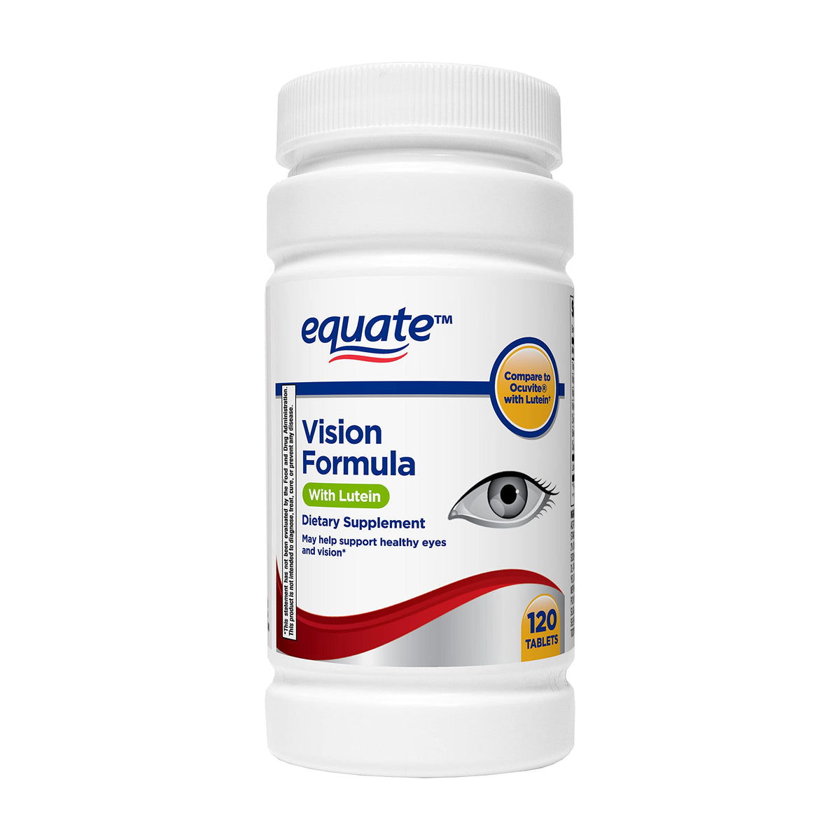 AMZKISS Equate Vision Formula with Lutein Eye Health - 120 Tablets