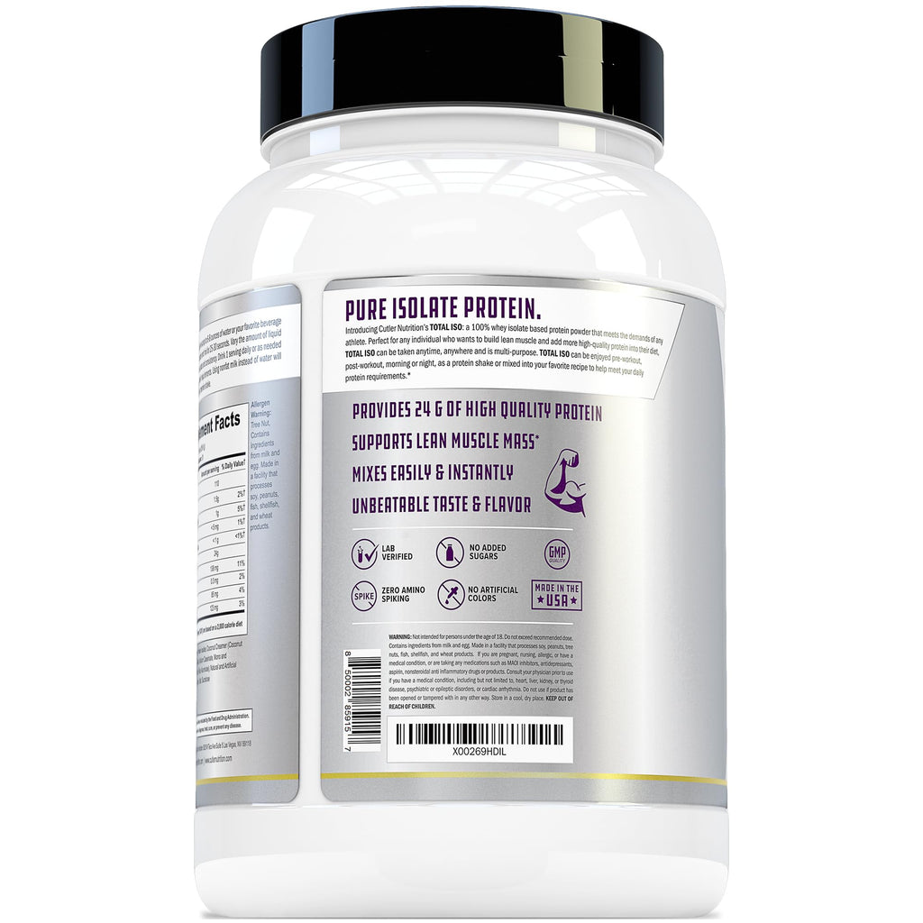 Cutler Nutrition Total ISO Protein Parent