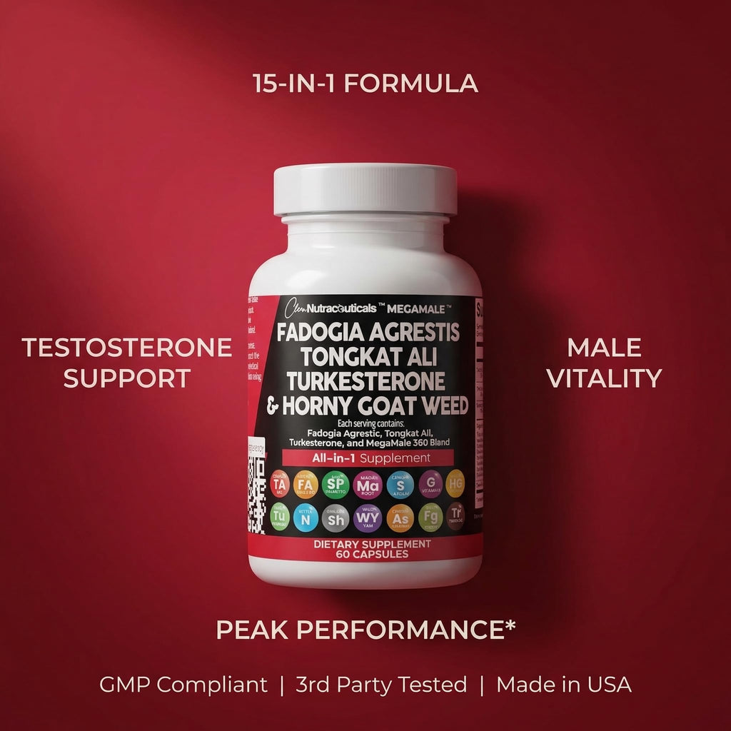 Clean Nutraceuticals Fadogia Agrestis Tongkat Ali Turkesterone - 60 Capsules - image 8