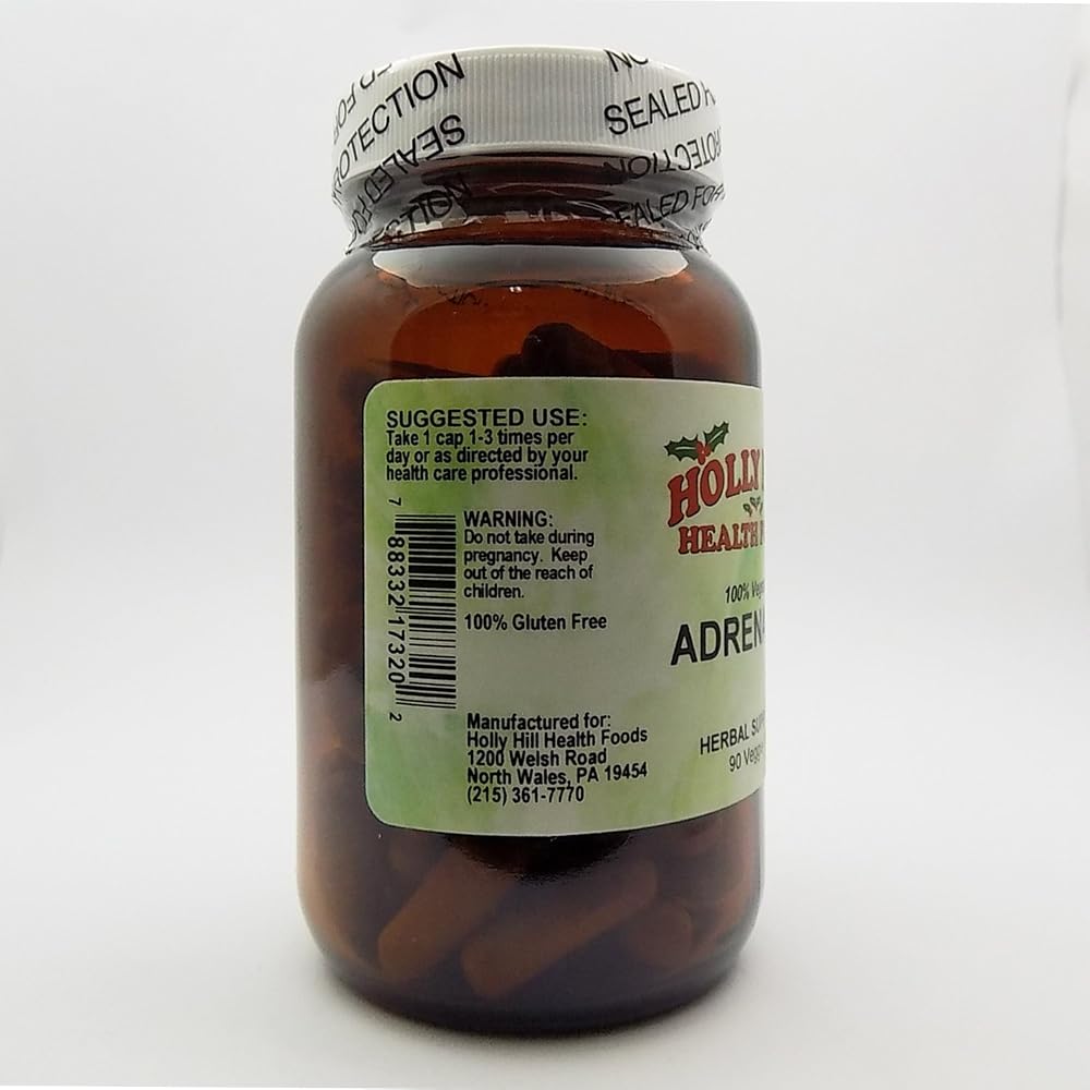 Holly Hill Health Foods Adrenal Rx 100% Vegetarian - 90 Capsules - image 3