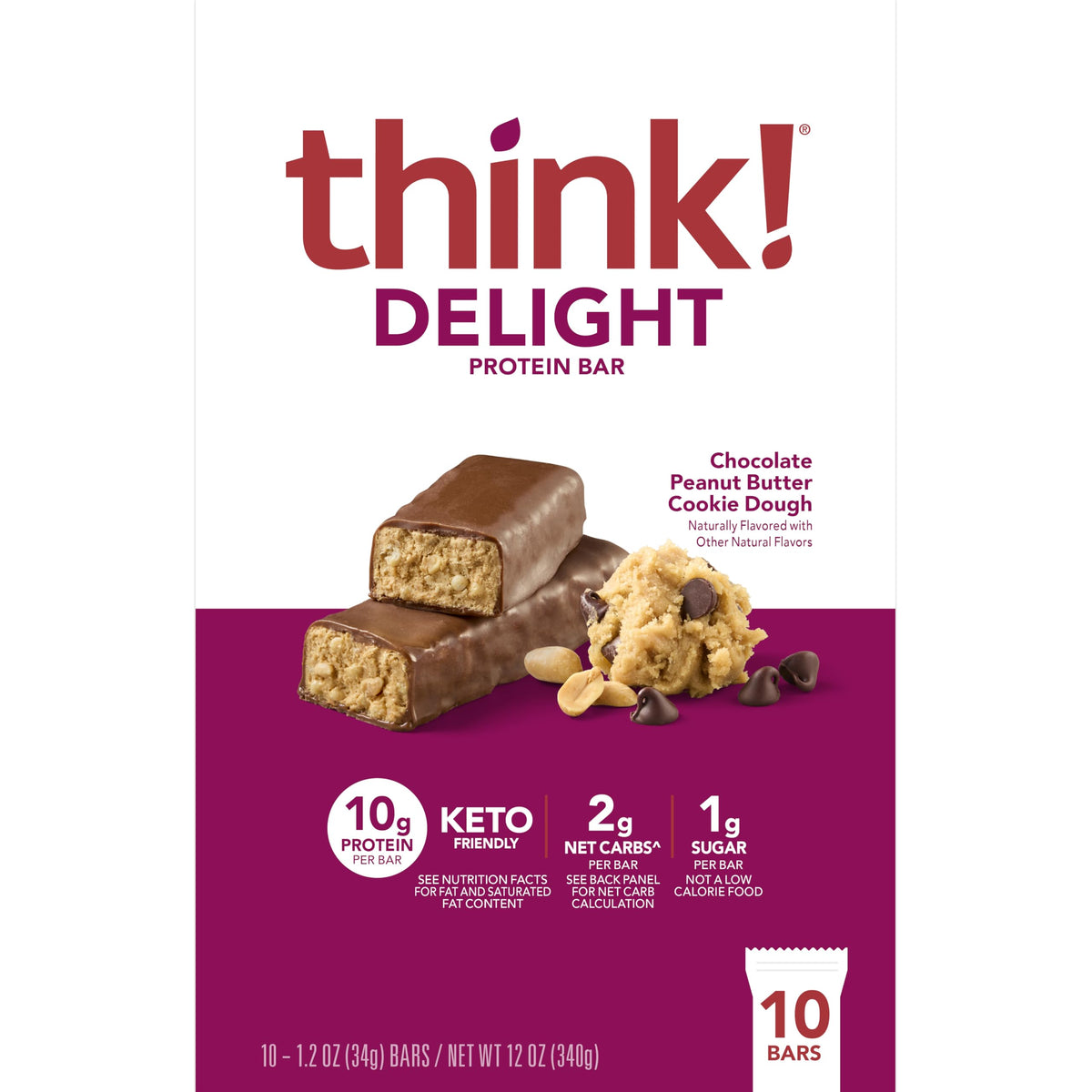 thinkThin think! Delight, Keto Protein Bars