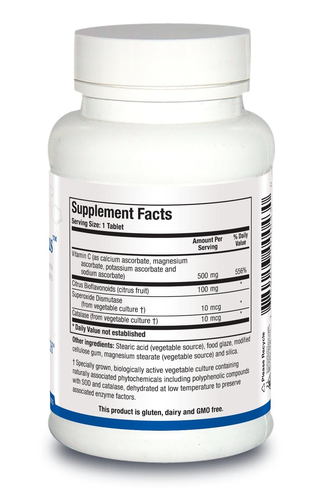 BIOTICS RESEARCH Bio C Plus Vitamin C 500mg - 100 Tablets - image 2