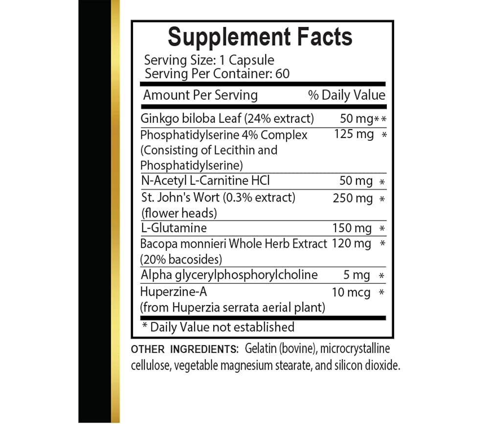 OLANTA TRADE SOLUTION Mind Matrix Natural Brain Support - 120 Capsules - image 5