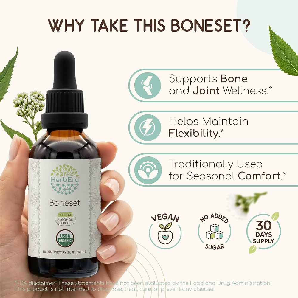 HerbEra Boneset USDA Organic Tincture