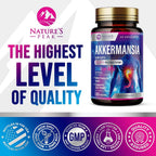 Nature's Peak Akkermansia Gut Health Supplement 2 Billion AFU