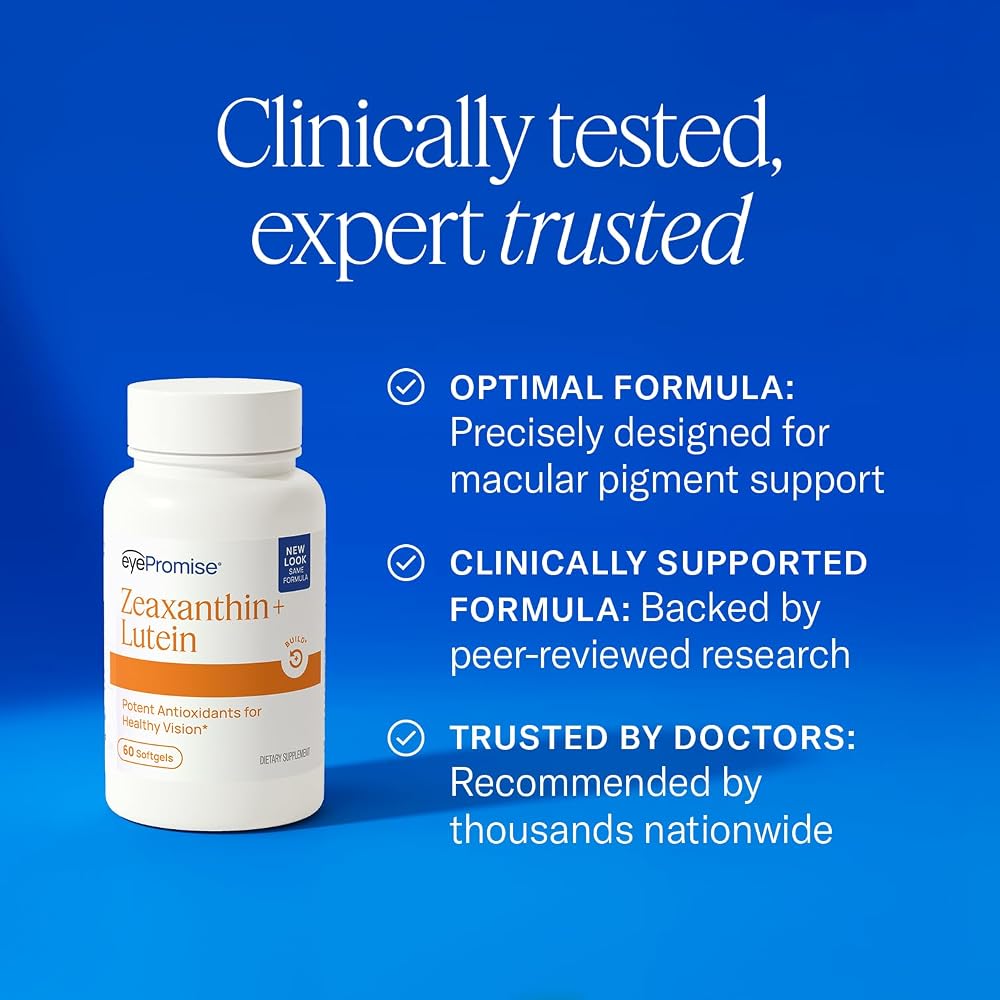 EyePromise Zeaxanthin + Lutein Eye Health Supplements - 60 Softgels - image 7