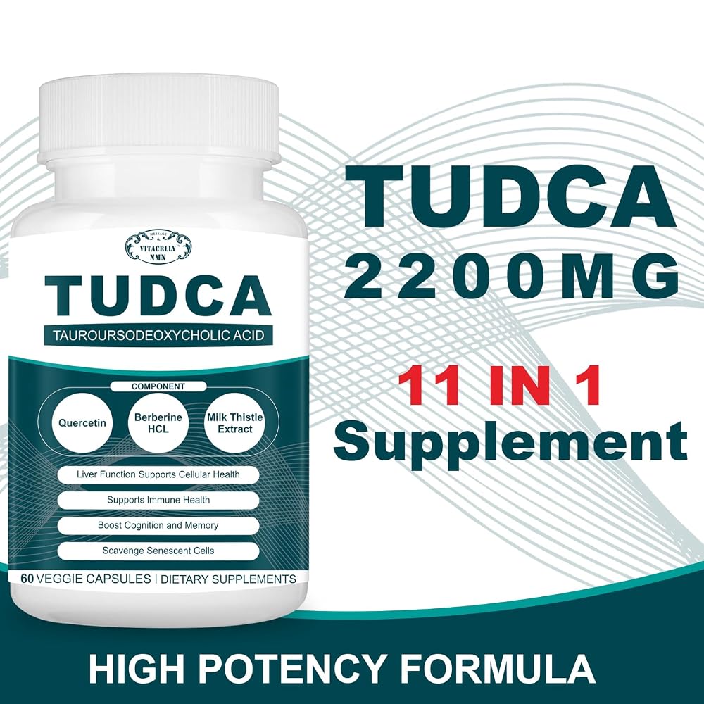 VITACRLLYNMN TUDCA 2200mg Liver Supplement - 120 Capsules - image 3